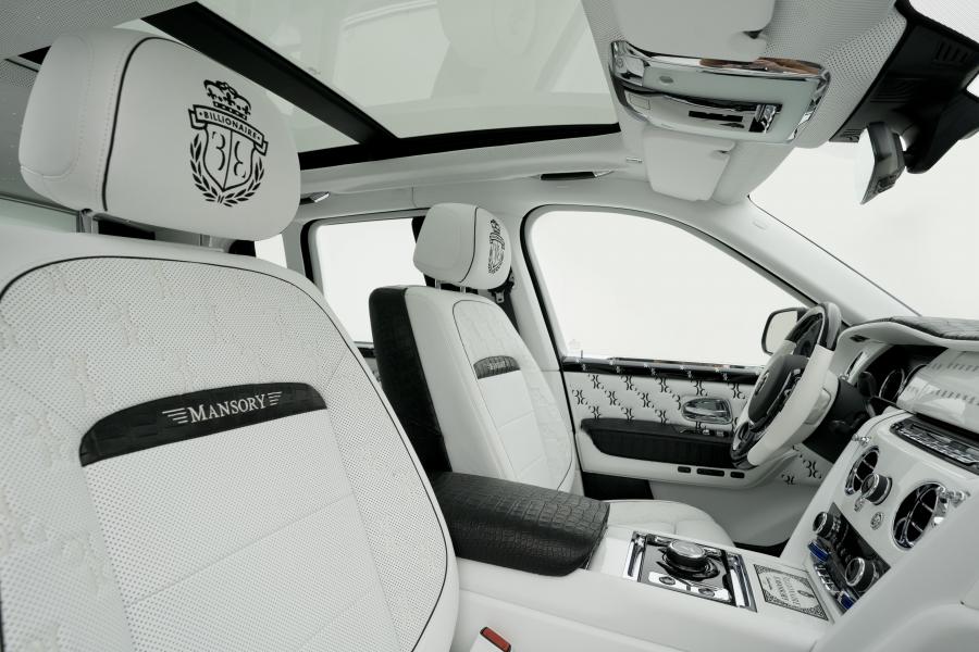 Интерьер Rolls-Royce Cullinan Billionaire by Mansory 2019 года  (фото 10 из 13)